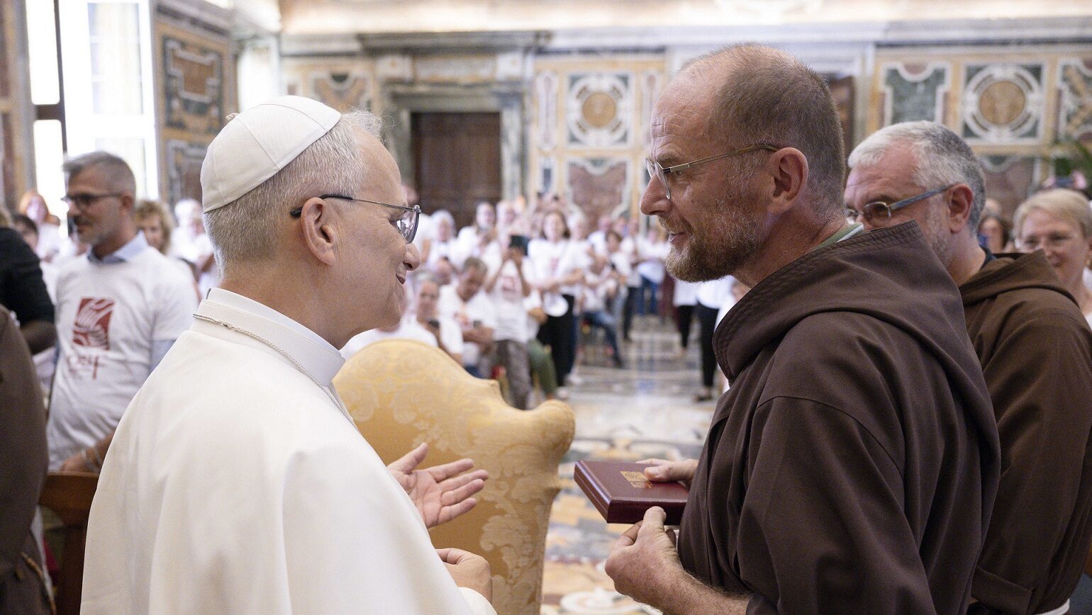 Papa Leone con OSF